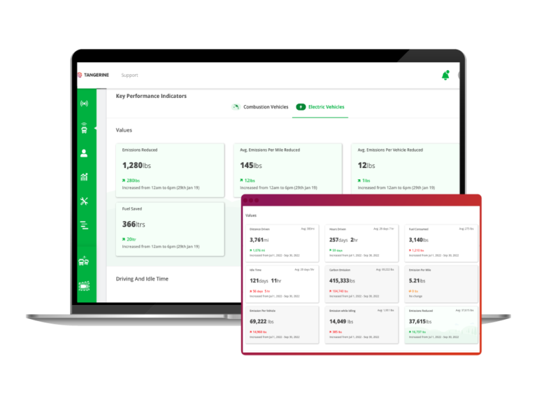 Solutions Fleet Electrification Tangerine